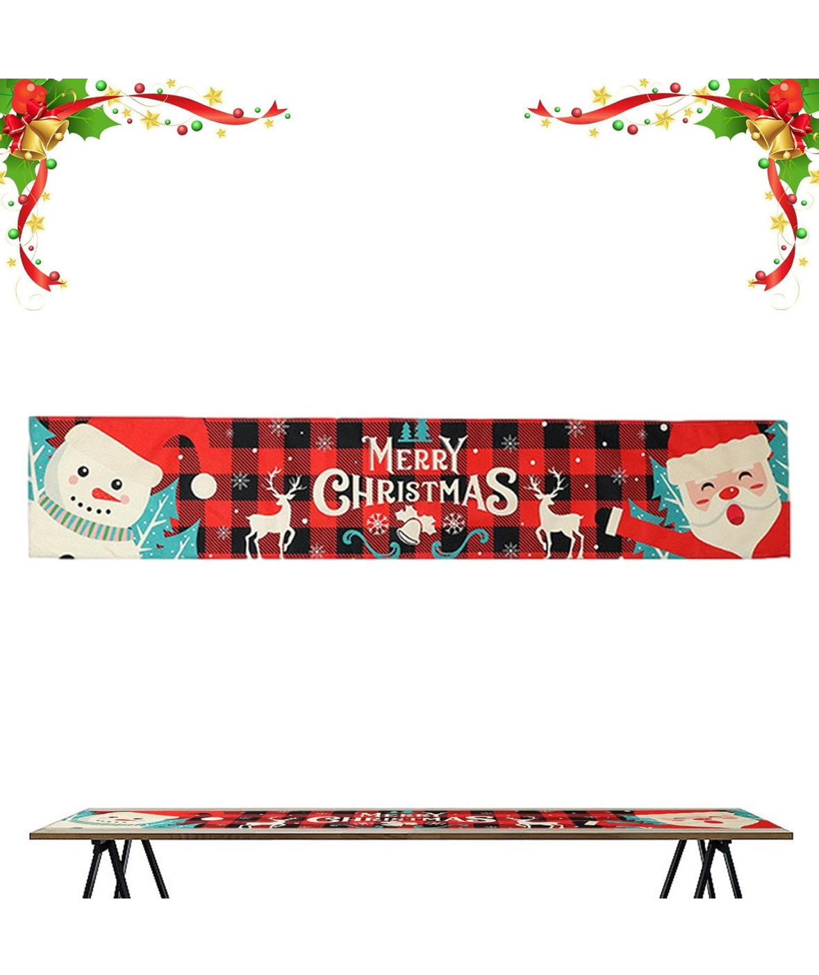 Vánoční běhoun na stůl