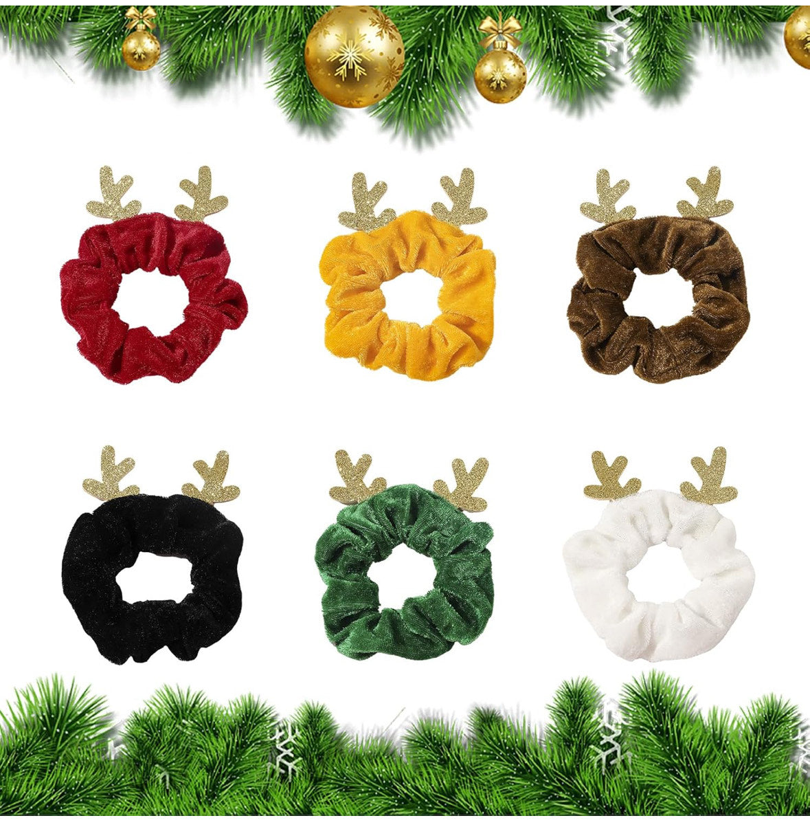 sváteční spony do vlasů