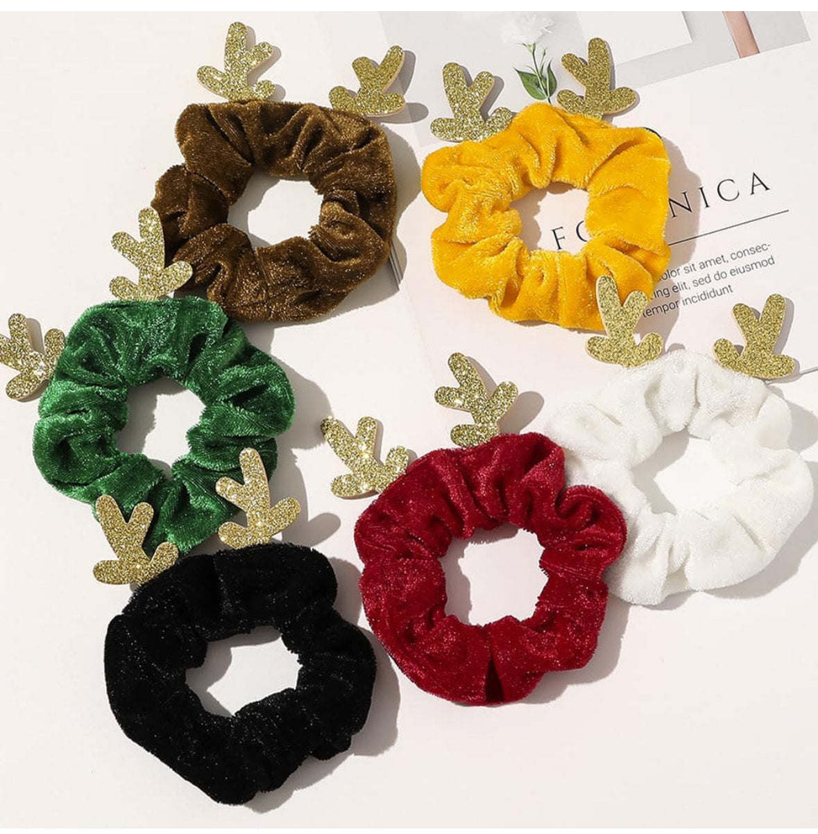 sváteční spony do vlasů