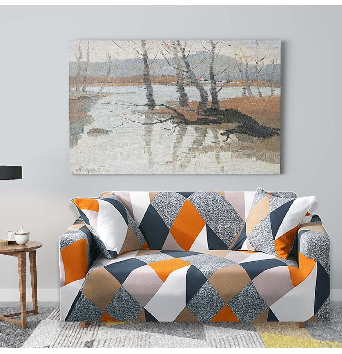 strečový potah na pohovku