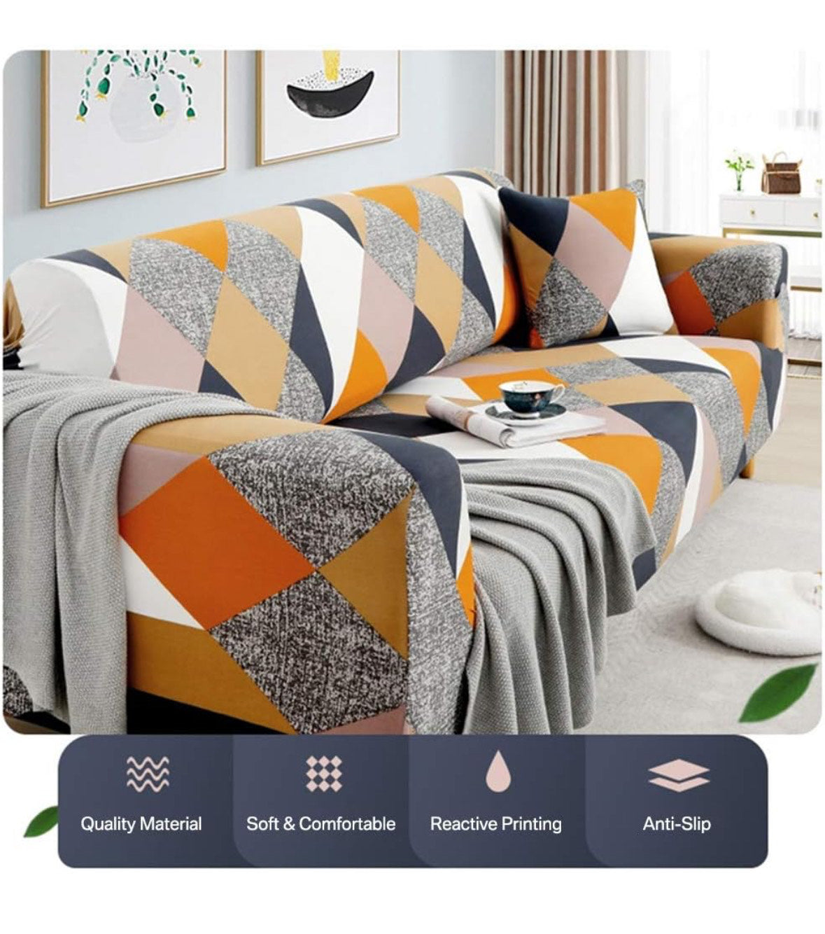 strečový potah na pohovku