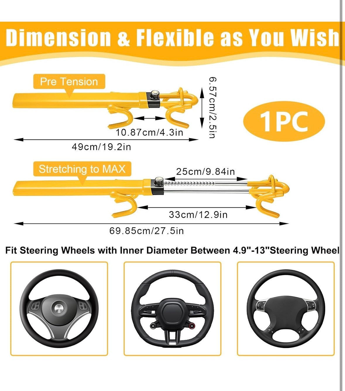 dvojitý zámek volantu