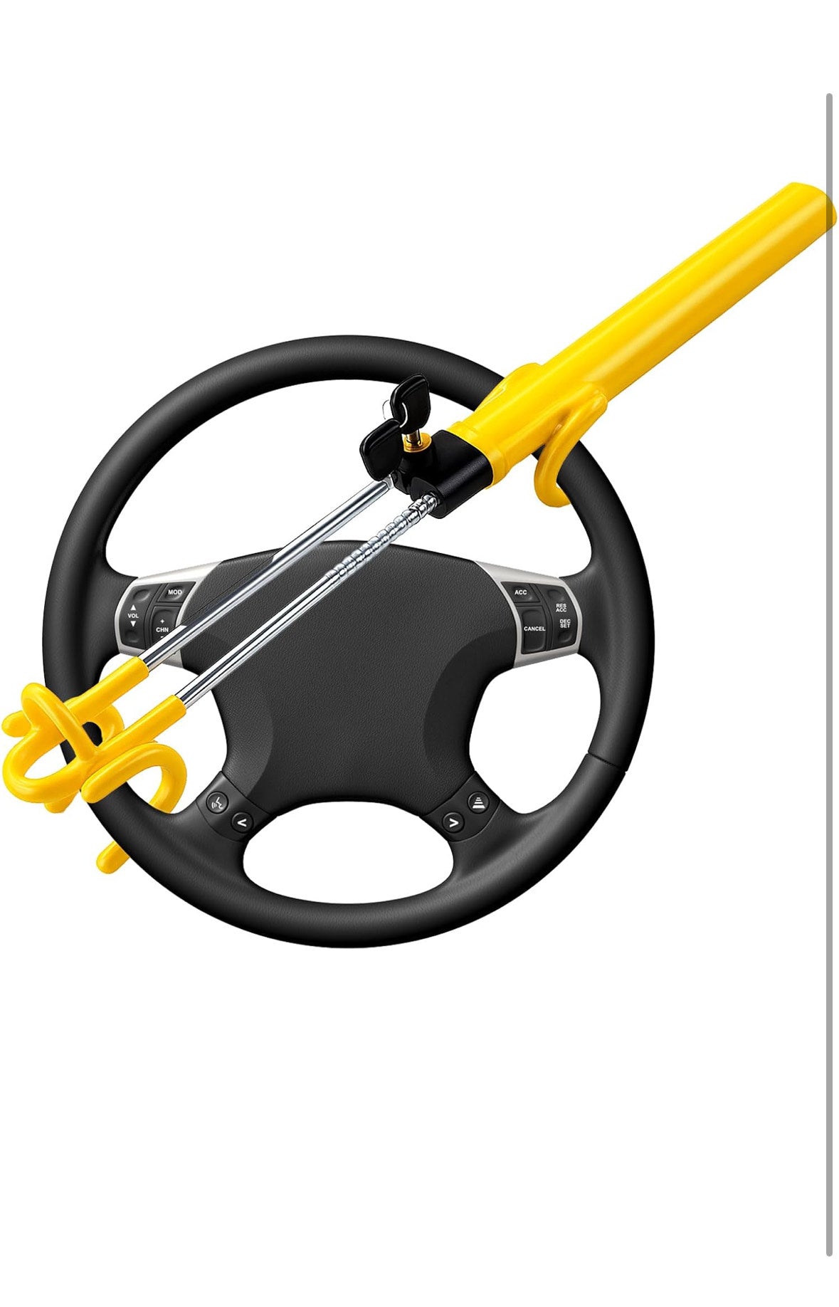 dvojitý zámek volantu