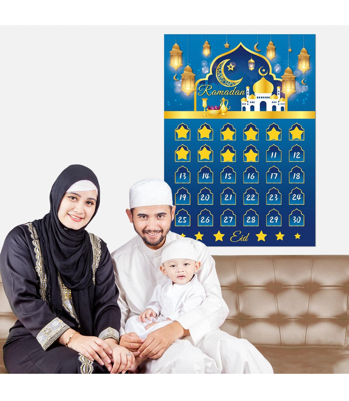 odpočítávací kalendář Ramadánu