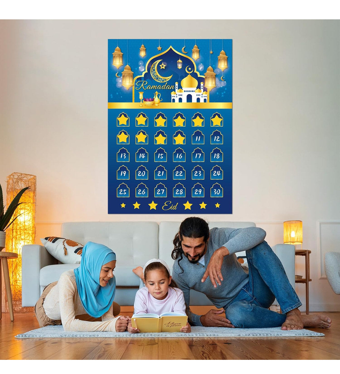 odpočítávací kalendář Ramadánu