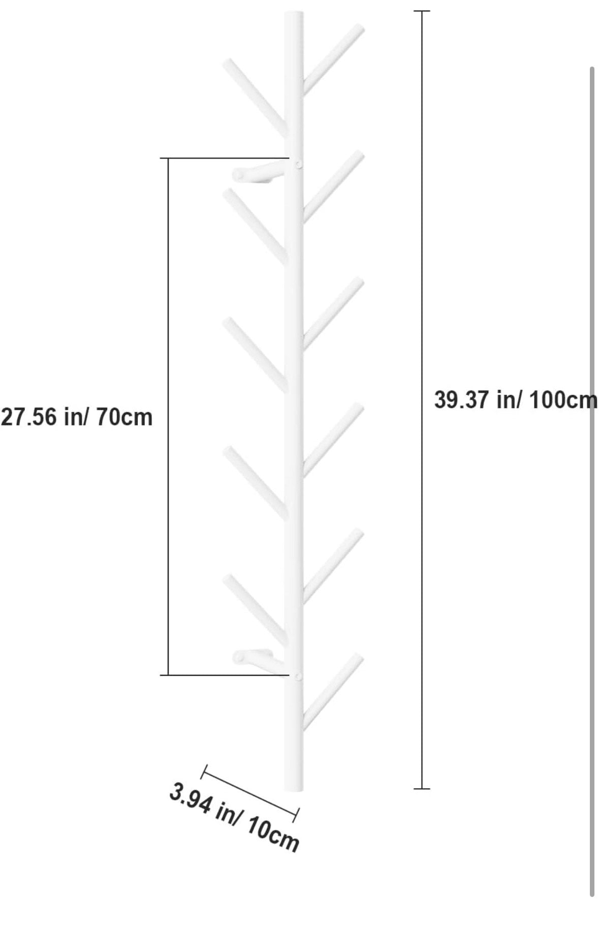 nástěnný věšák na kabáty