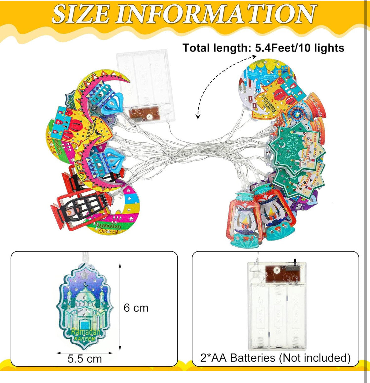 Ramadánová řetězová světla