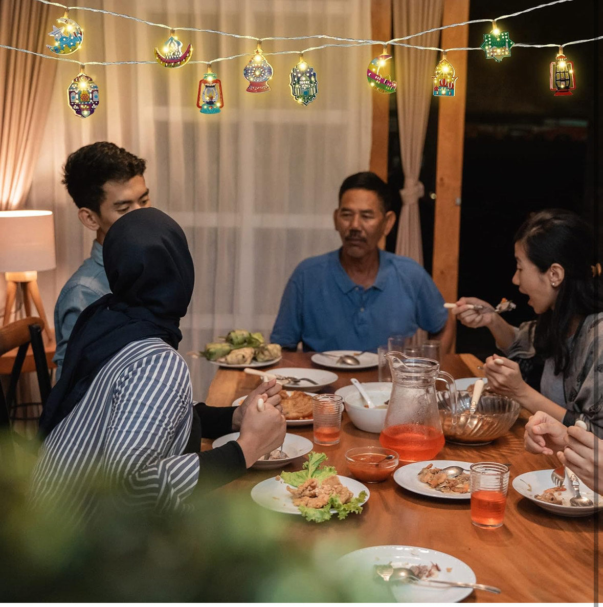 Ramadánová řetězová světla