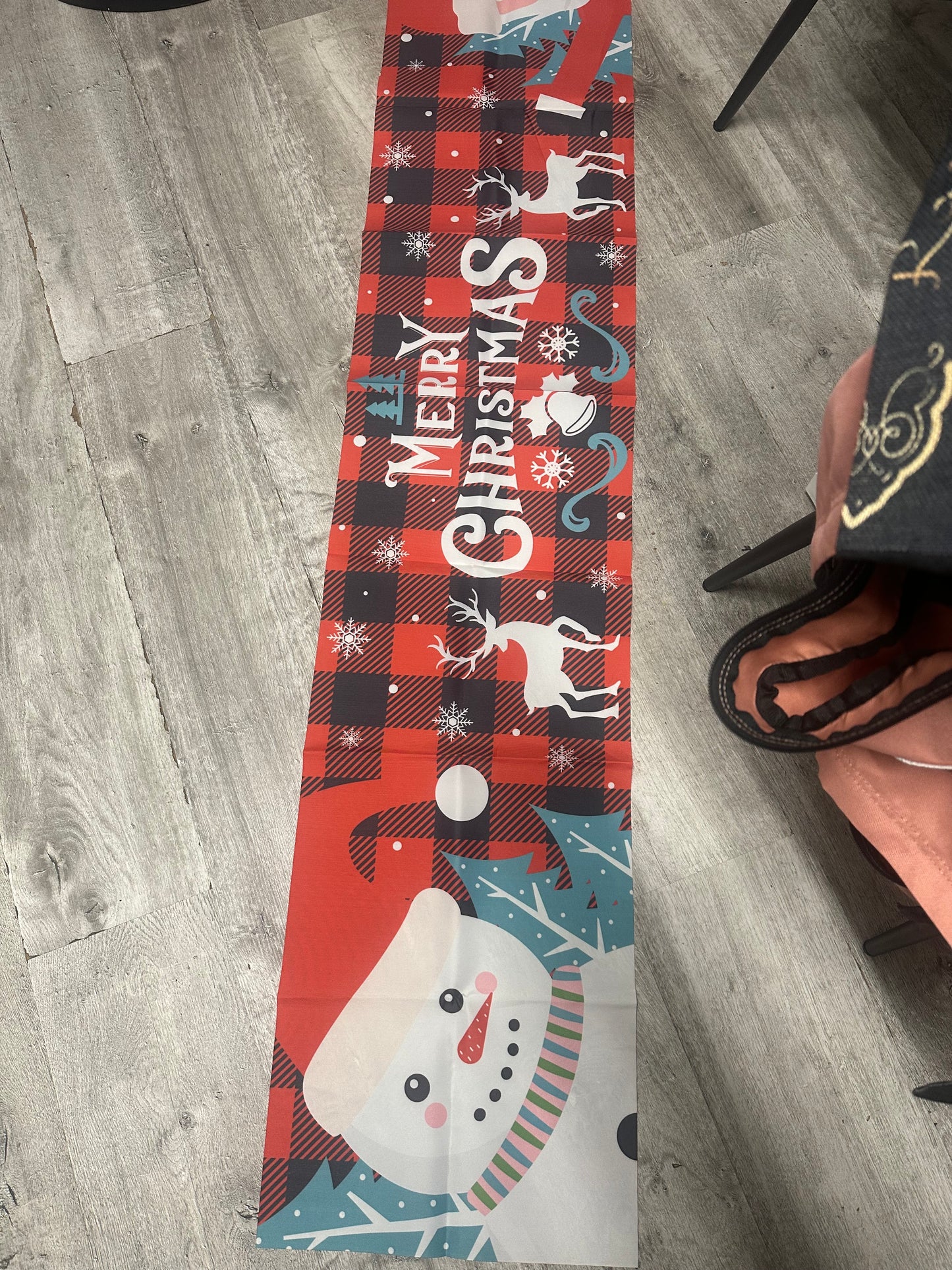 Vánoční běhoun na stůl