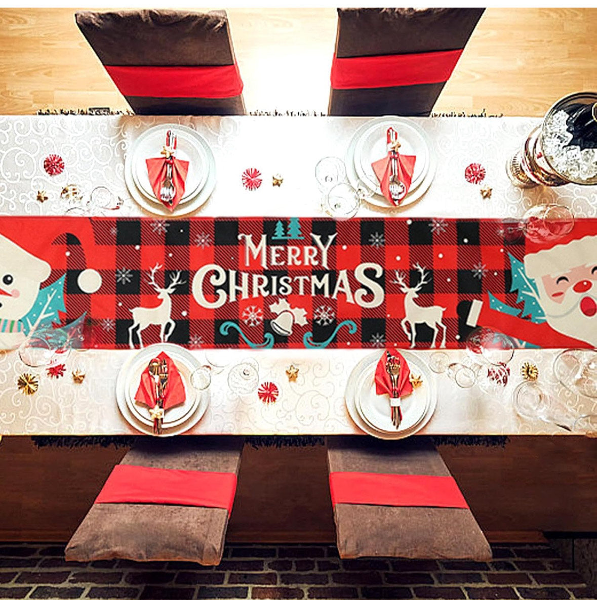 Vánoční běhoun na stůl