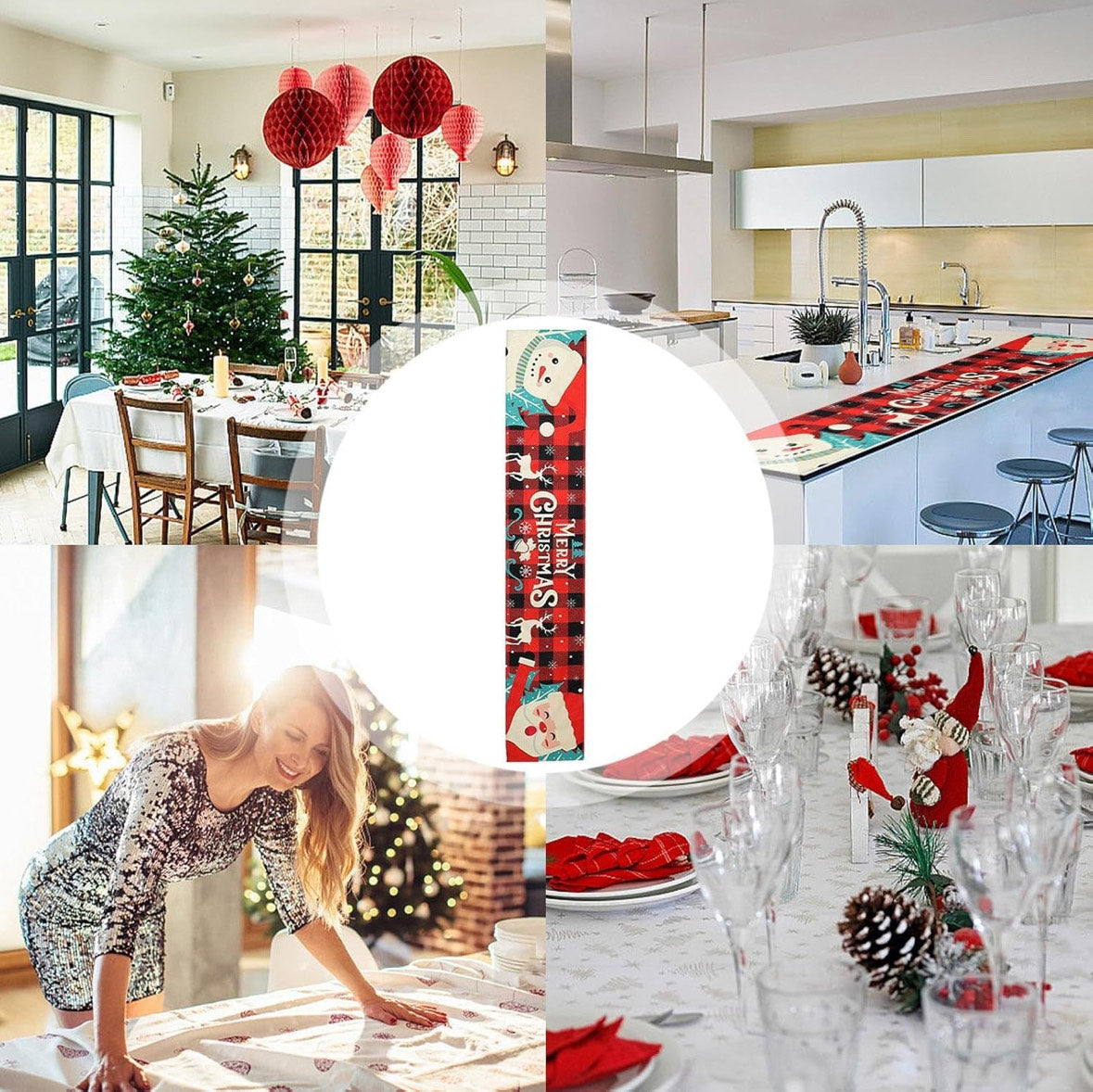 Vánoční běhoun na stůl