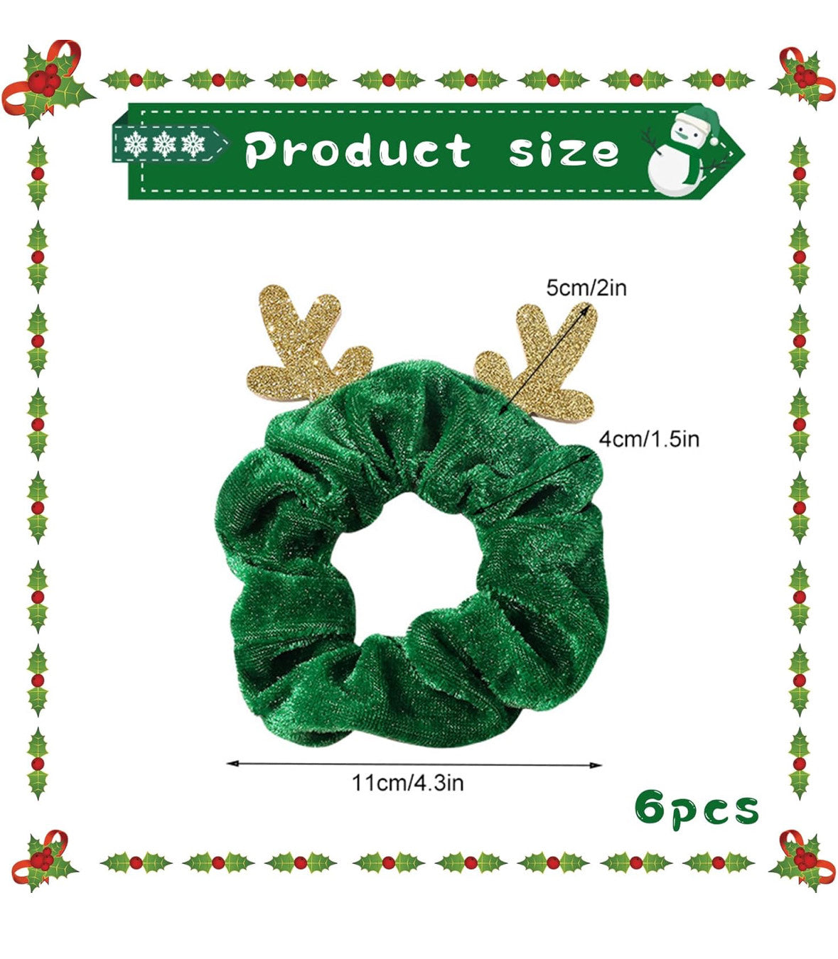 sváteční spony do vlasů