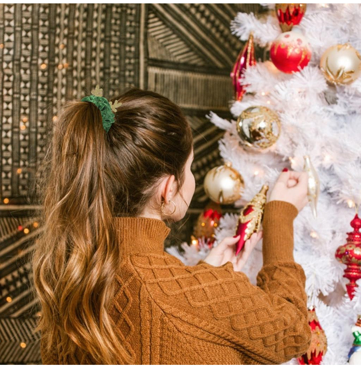 sváteční spony do vlasů