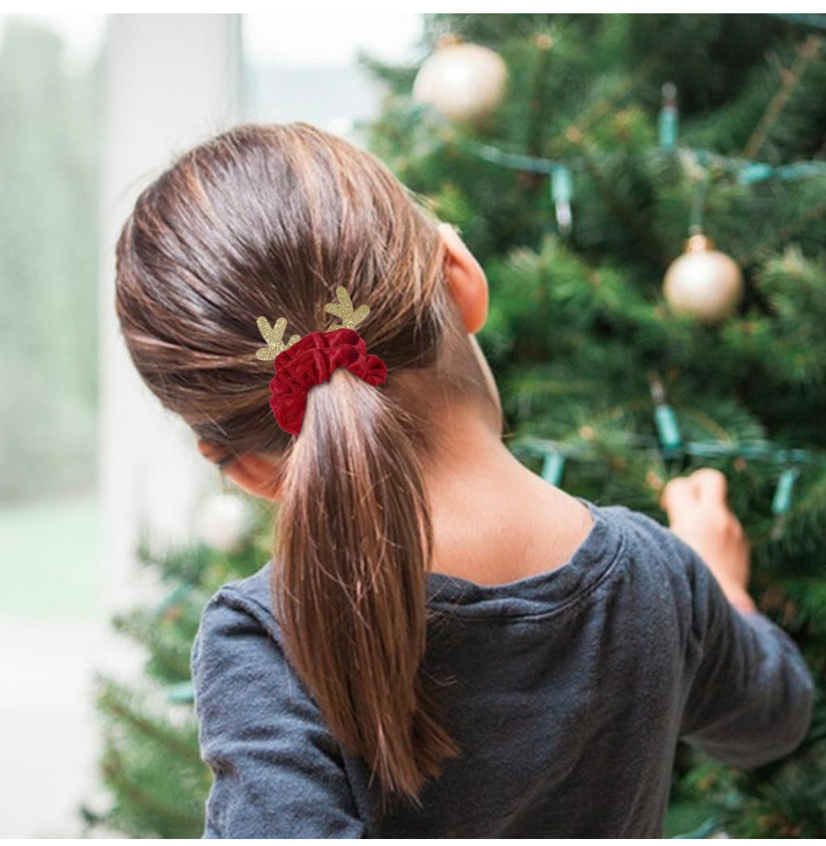 sváteční spony do vlasů