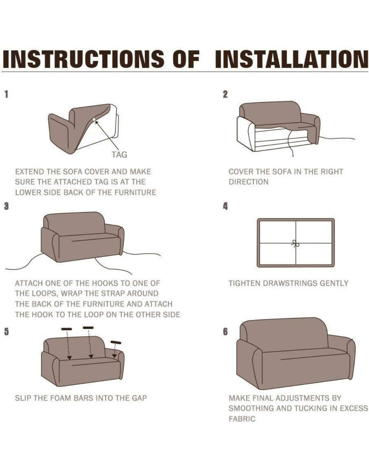 strečový potah na pohovku