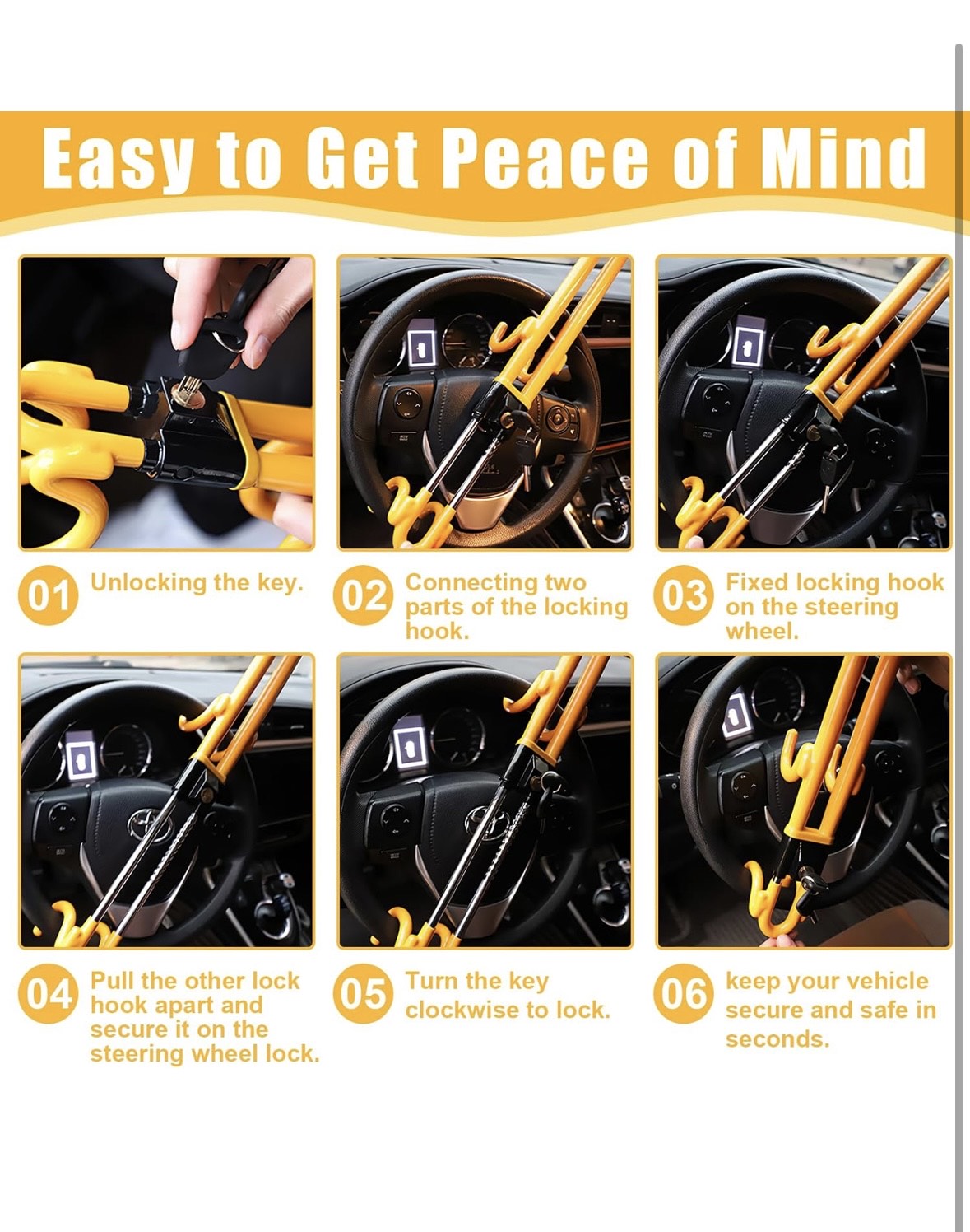 dvojitý zámek volantu