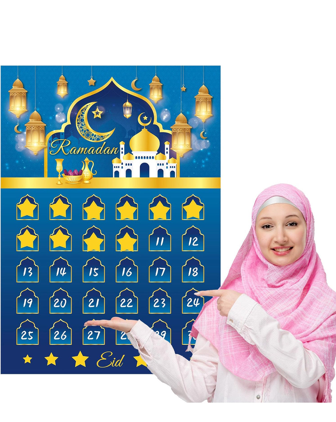 odpočítávací kalendář Ramadánu