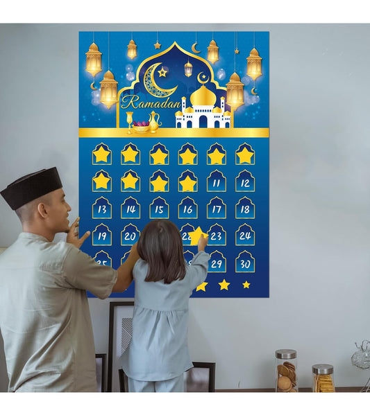 odpočítávací kalendář Ramadánu